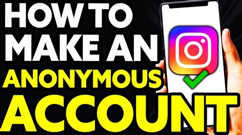 anoniem instagram account aanmaken|How to Create an Anonymous Instagram Account。